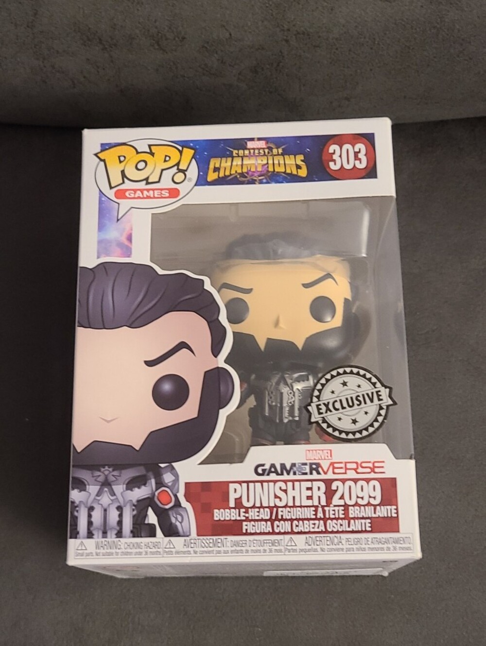 #303 Punisher 2099 Funko Pop Games Marvel Contest Of Champions (Special Edition)